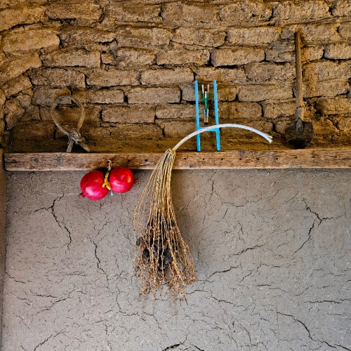 Earthen Plaster with adobe vault